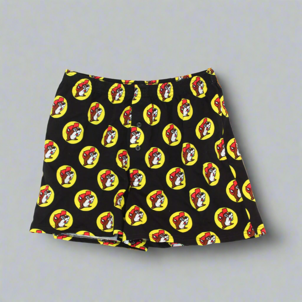 Buc-ee's Black Logo Boxers