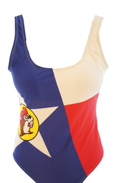 Womens Texas Flag One Piece Swimsuit