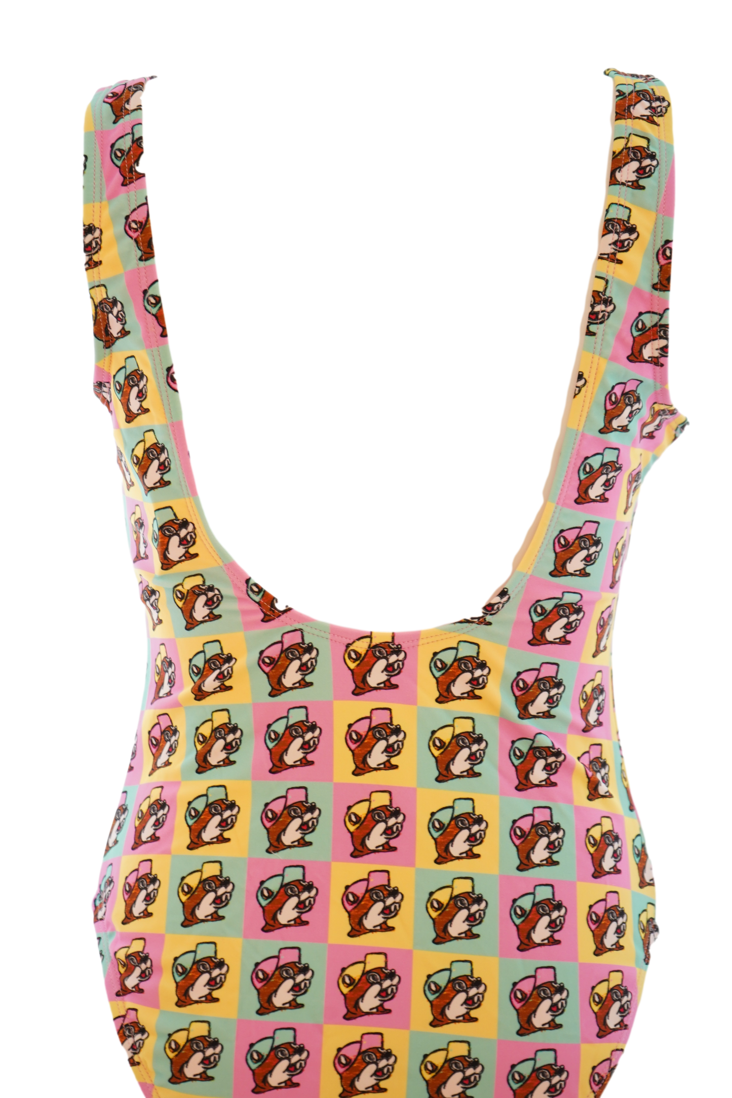 Womens Multicolor Logo One Piece Swimsuit