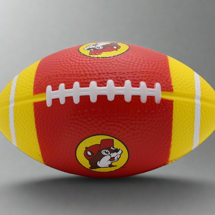 Bucee's Foam Football Red/Yellow Texas Snax