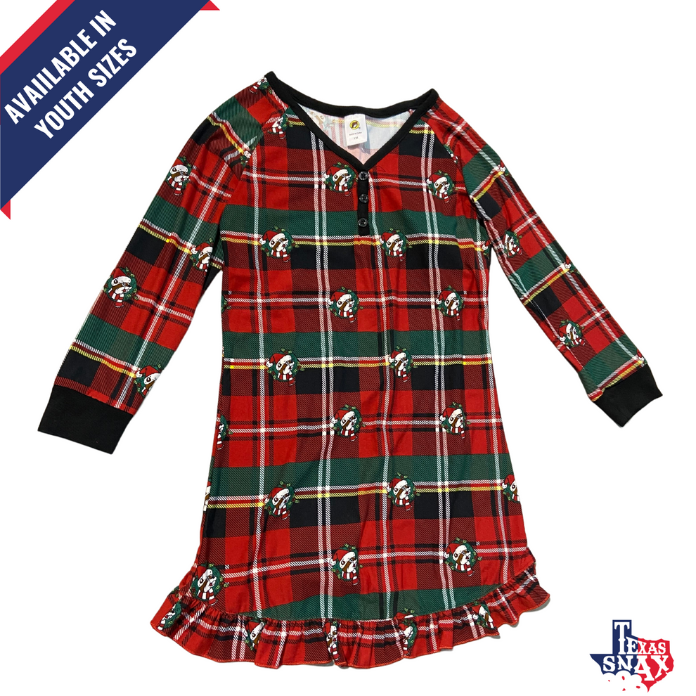 Bucee's Christmas Sleep Shirt Texas Snax