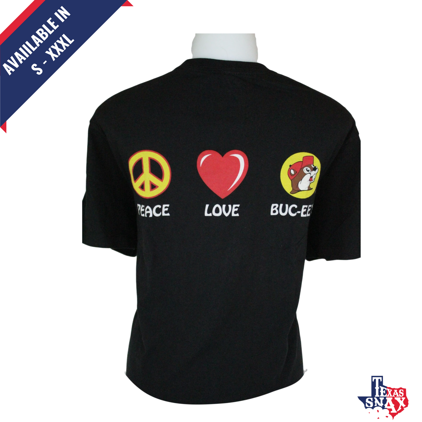 Youth Buc-ee's "Peace, Love, Buc-ee's Shirt"