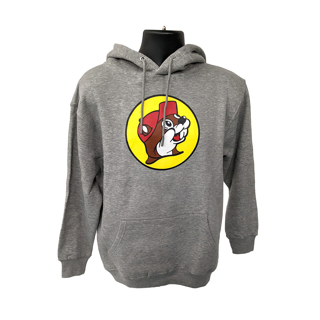 Buc-ee's Classic Grey Logo Hoodie