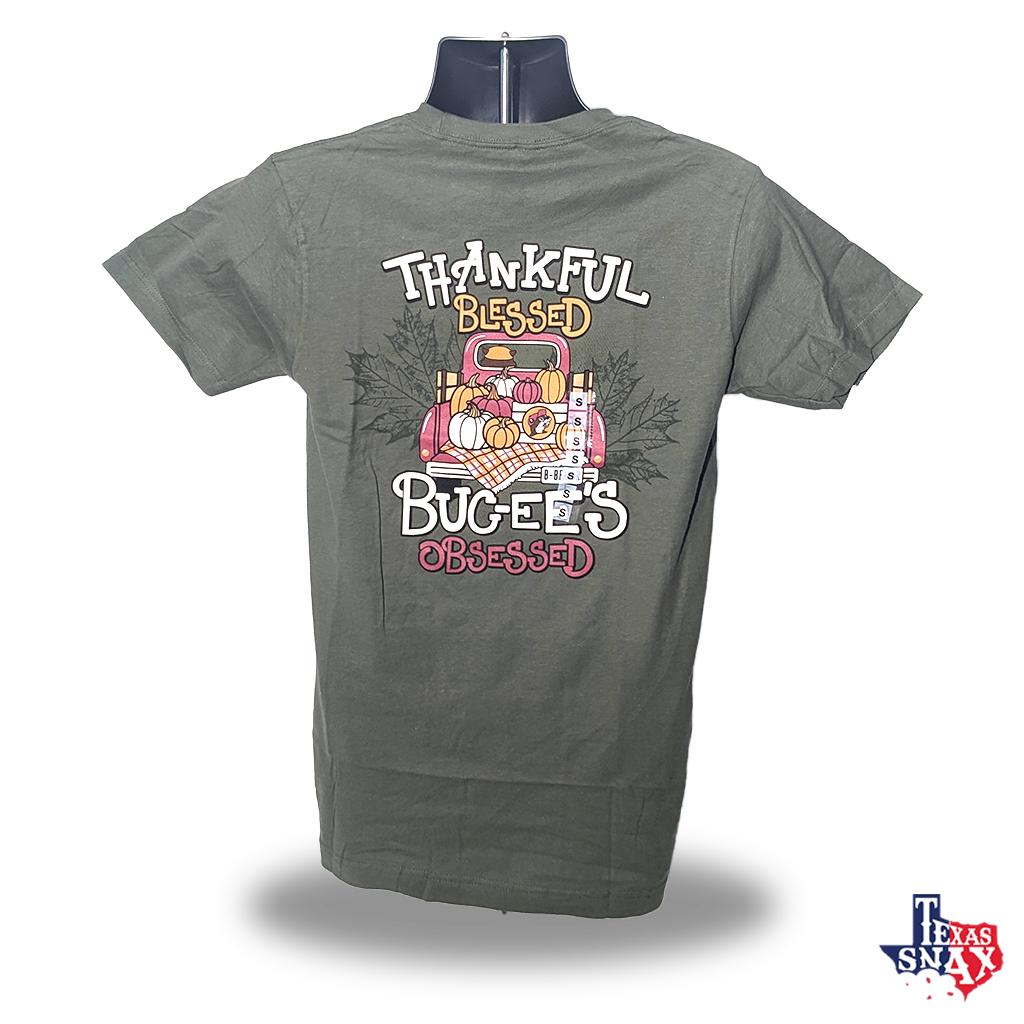 Buc-ee's "Thankful, Bless, Buc-ee's Obsessed"  - Thanksgiving Shirt