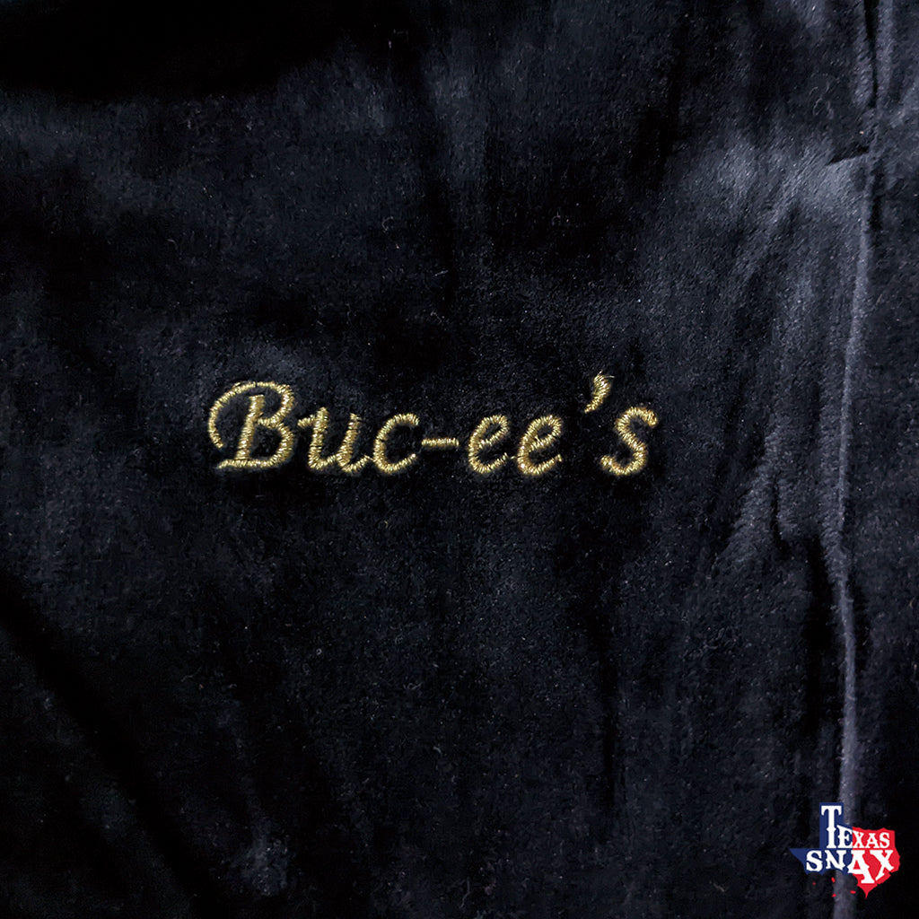 Buc-ee's Luxury Black Velour – Texas Snax